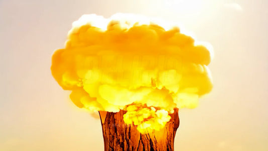 A creative and poetic video where an explosion slowly morphs into a blossoming tree.