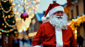 An AI-generated video showing Santa strolling through Strasbourg's beautifully ornamented streets during the holiday season.