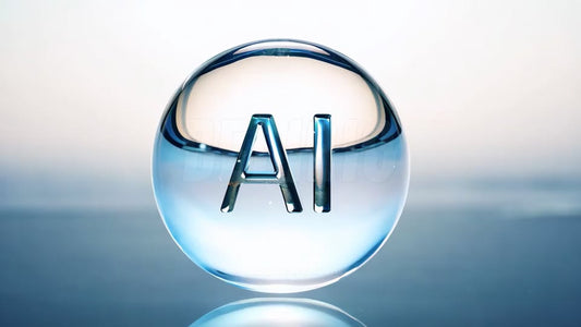 AI bubble bursting and exploding, portraying the disruptive force of AI in the technology sector and its potential for rapid change.