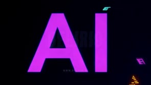 Artificial intelligence digital title design with a glitch effect, visually representing the cutting-edge and sometimes unpredictable nature of AI advancements.