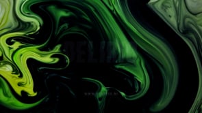 Green and black abstract ink explosion concept featuring bold and dynamic creativity.