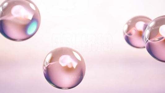 Dermatology-inspired pink bubble skincare promoting perfect facial care and hydration.