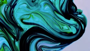 A stunning green, blue, and black inkburst design, perfect for designers seeking a dramatic effect.