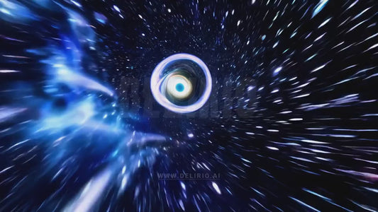 An adventurous journey through space leading to a black hole similar to Gargantua.